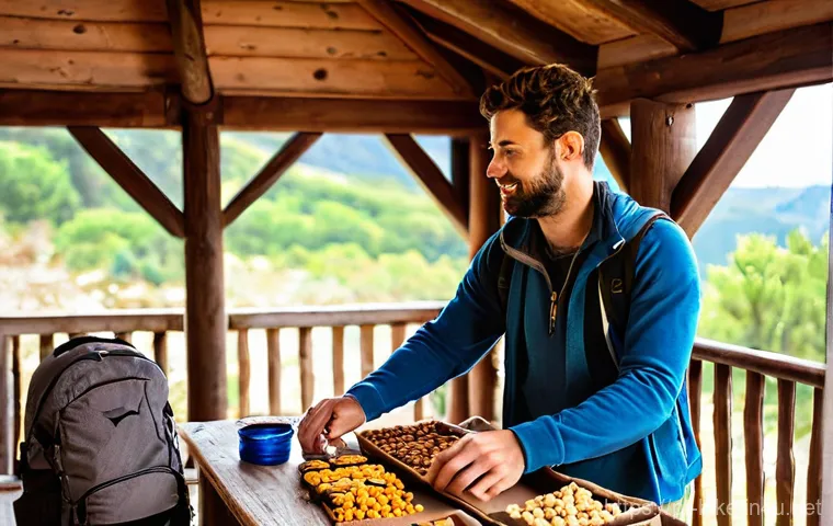 등산 필수 간식 추천 - **Prompt:** A Portuguese hiker, a woman in her late 20s, with a healthy and energetic appearance, pa... 등산 필수 간식 추천 - **Prompt:** A Portuguese hiker, a woman in her late 20s, with a healthy and energetic appearance, pa...