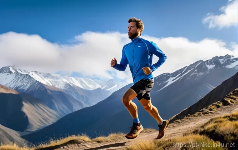 고도 적응 훈련 방법 - **Prompt for "Live High, Train High":**
"A fit male athlete, in his late 20s, with a determined ...