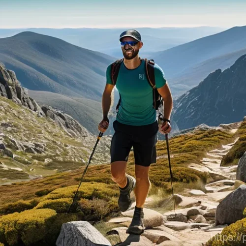 Home 14 등산 스틱 소재별 장단점 - **Lightweight Agility with Carbon Poles in Serra da Estrela**
A male hiker in his late 20s to ea...